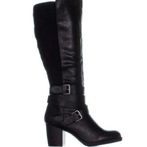 Style & Co Jomaris Wide Calf Boots, Black NWT